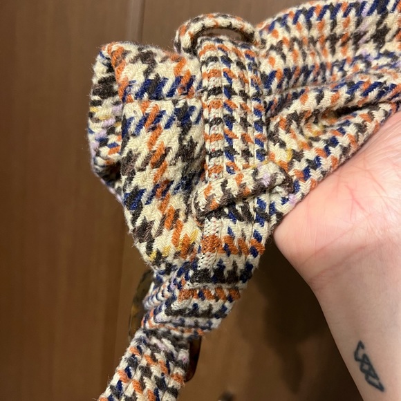 Vintage 60’s 70’s inspired Zara blazer coat plaid tweed jacket size S small. - Picture 13 of 13